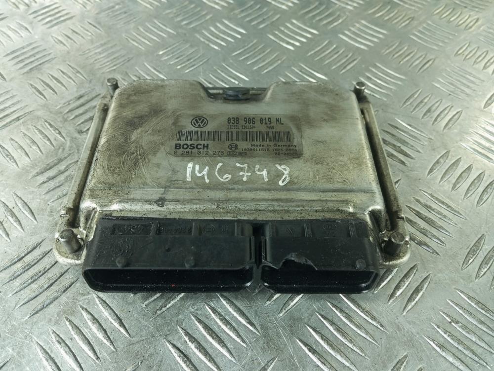 Блок управления двигателем Skoda Fabia 2 поколение (5J) 2007, цвет, 038906019NL - фото №1