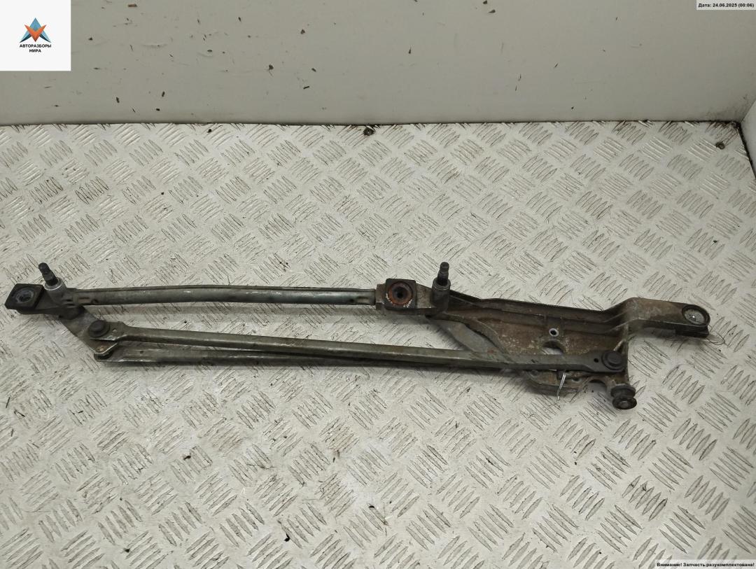 Механизм стеклоочистителя переднего (трапеция дворников) Ford Focus 2 поколение 2006, 1.6 л., дизель, МКПП, чёрный, универсал, 4M5117504AB - фото №1