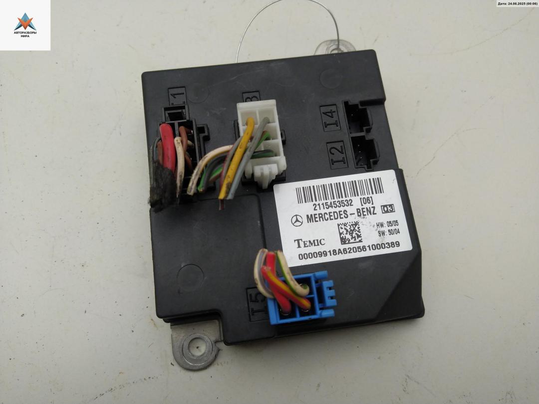 блок комфорта Mercedes-Benz E-Класс W211/S211 2005, 3.0 л., дизель, АКПП, серый, универсал, 2115453532 - фото №1