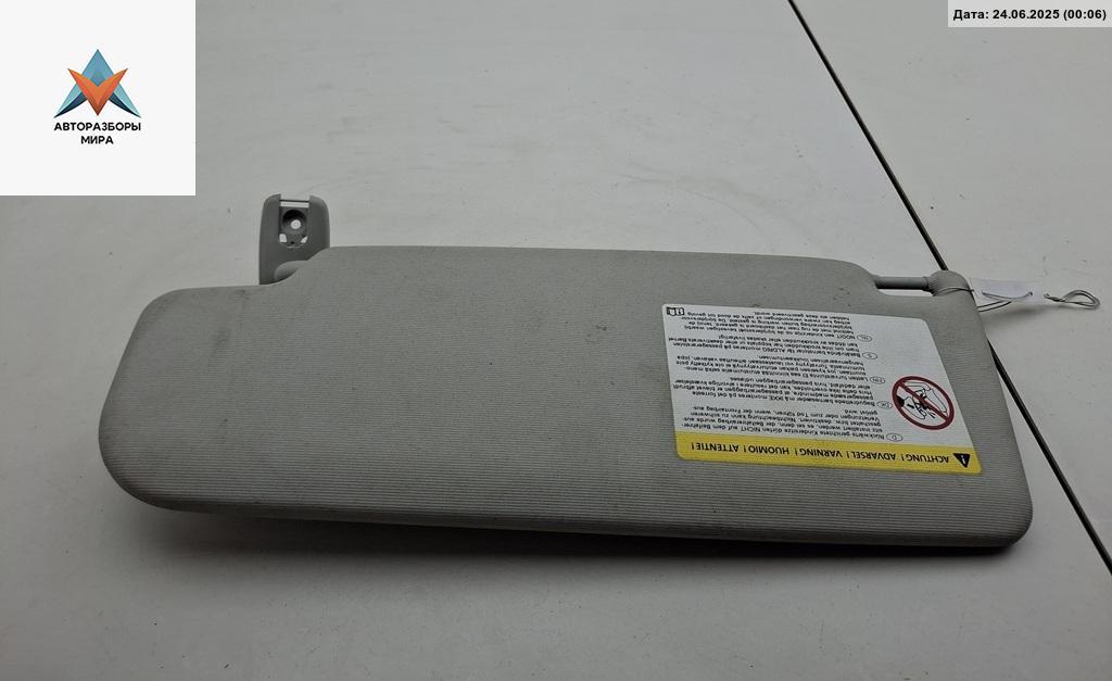 козырек солнцезащитный Volkswagen Passat B6 2007, 2.0 л., дизель, АКПП, серый, универсал - фото №1