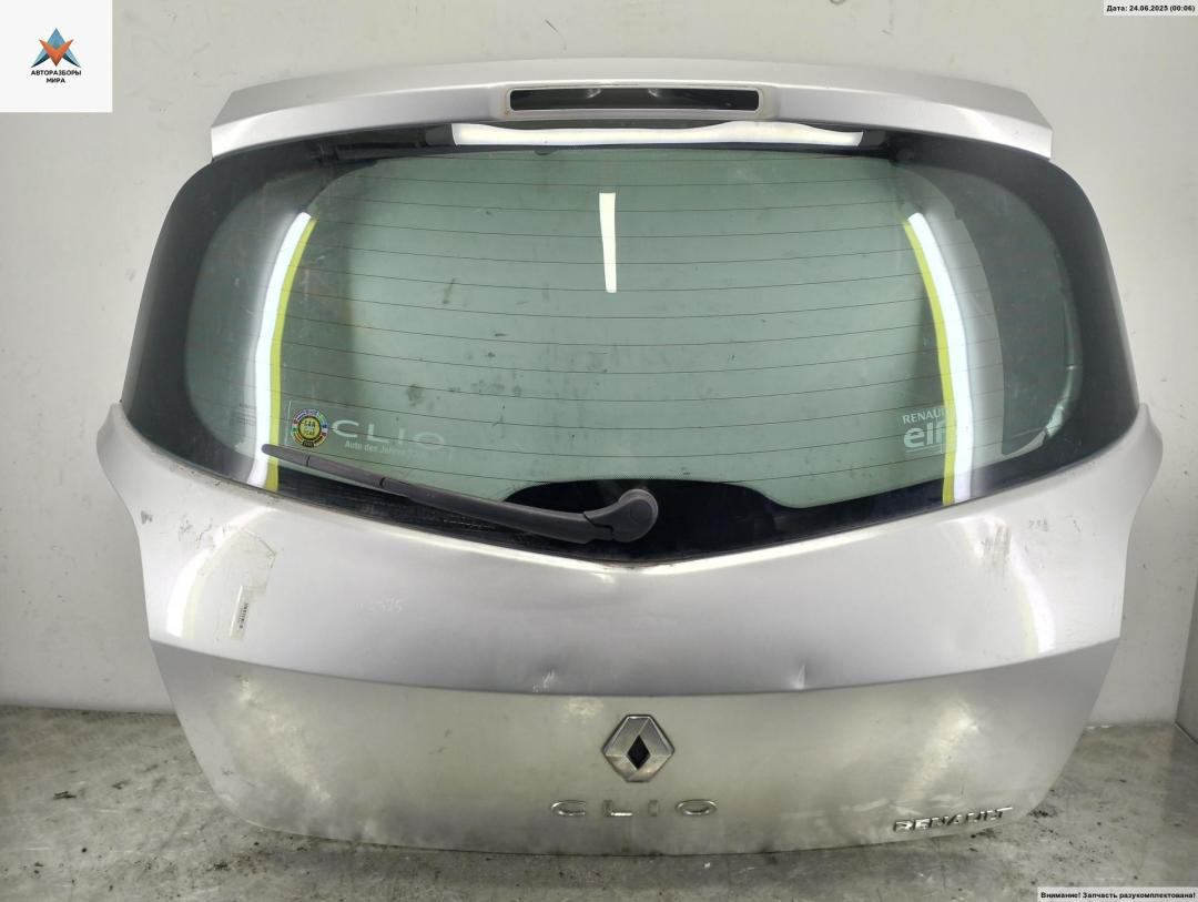 крышка багажника Renault Clio 3 поколение 2006, серый, хетчбэк 5 дв. - фото №1