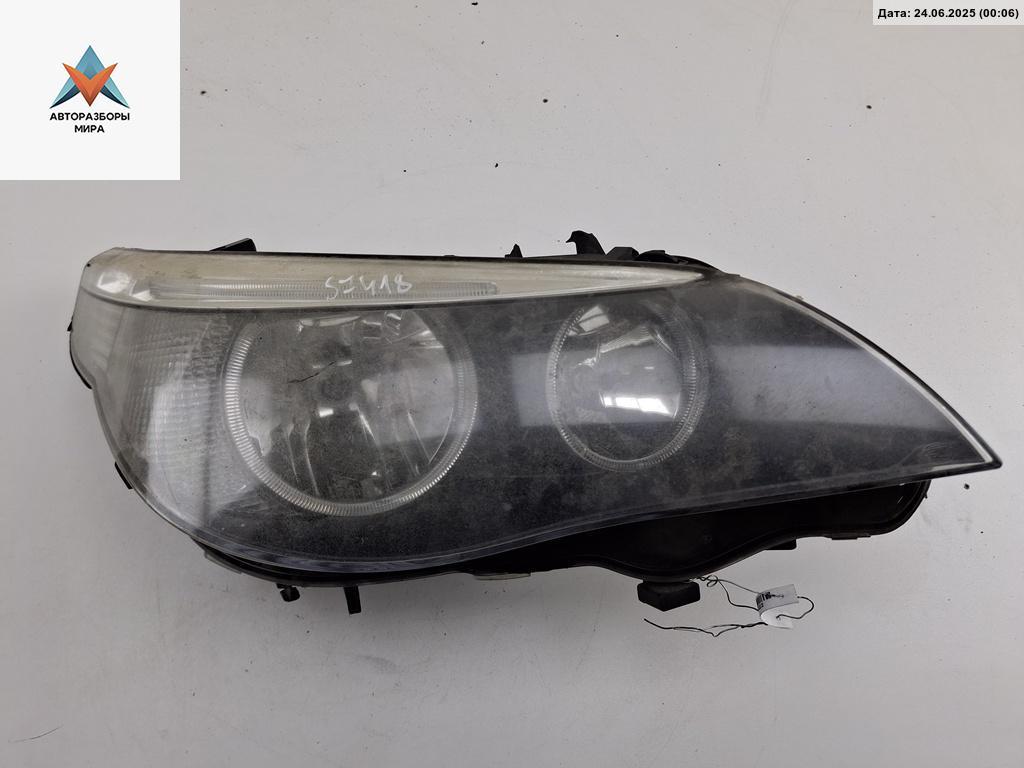 фара правая BMW 5 серия E60/E61 2004, 2.5 л., бензин, МКПП, чёрный, универсал, 15872200 - фото №1
