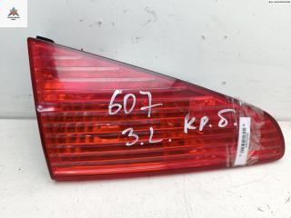 фонарь крышки багажника левый Peugeot 607 1 поколение 2001, 2.2 л., дизель, МКПП, серый, седан, ARG