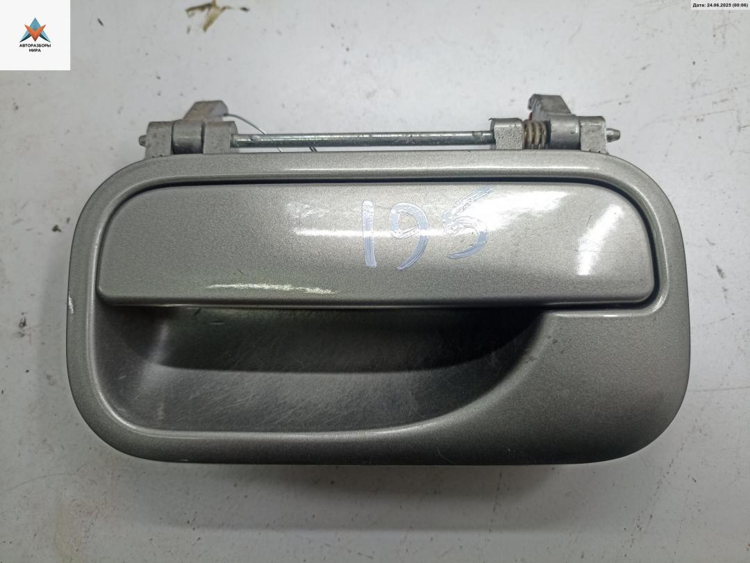 ручка наружная задняя левая Opel Vectra B 1998, 2.0 л., бензин, МКПП, жёлтый, универсал, 712 - фото №1