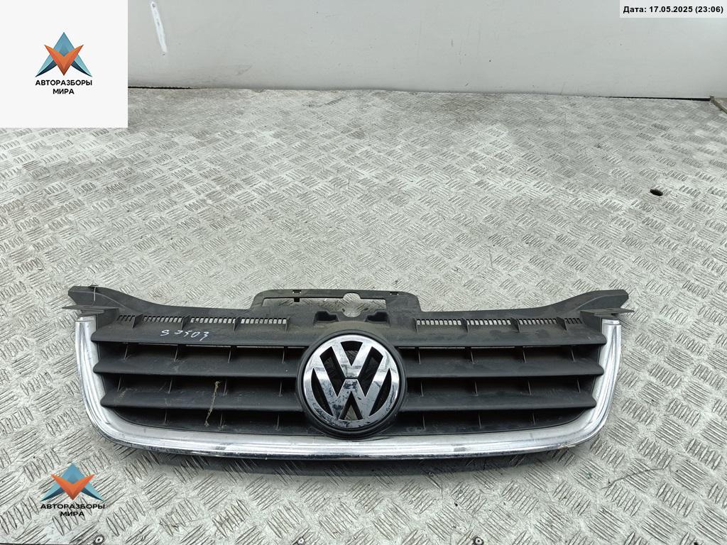 решетка радиатора Volkswagen Touran 1 поколение 2005, синий, минивэн - фото №1