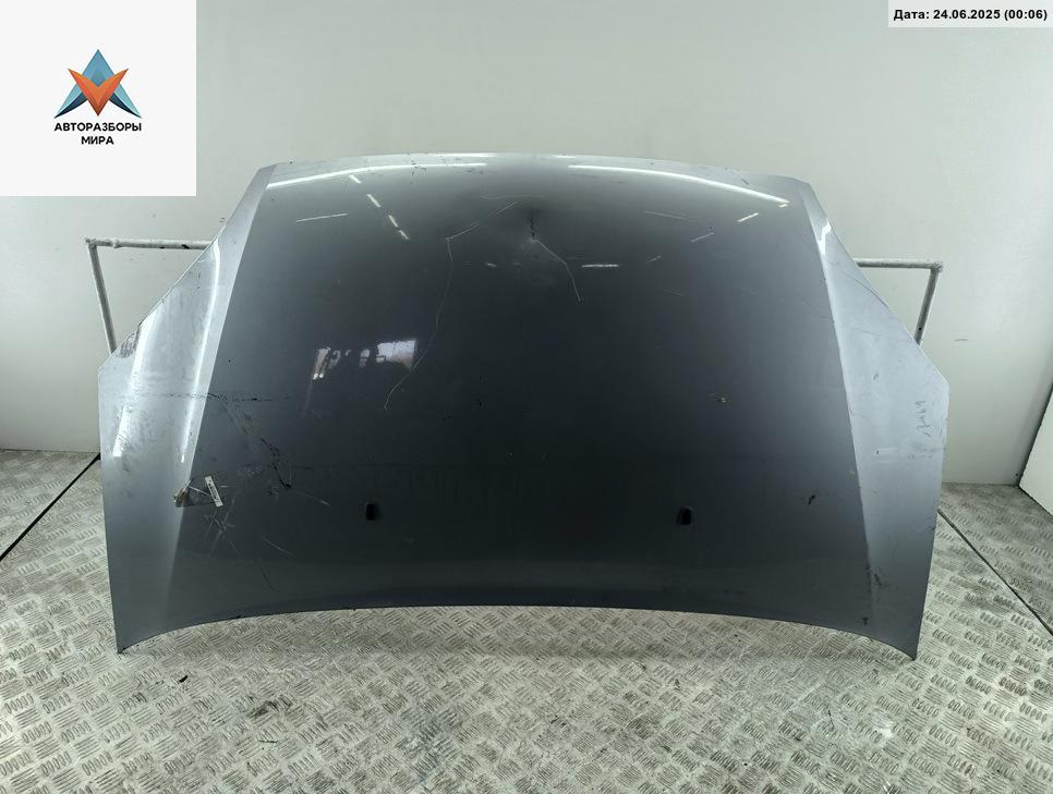 капот Ford C-Max 1 поколение 2004, 1.8 л., бензин, МКПП, серый, минивэн - фото №1