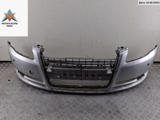 бампер передний Audi A4 B7 2004, дизель, серый, универсал, 8E0807233E