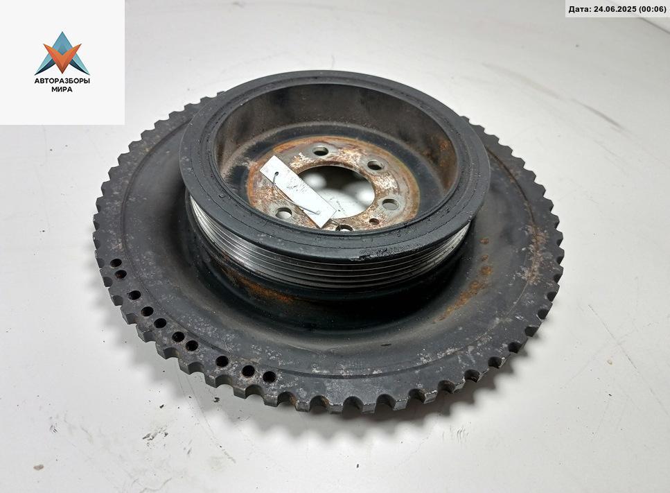 шкив коленвала BMW 5 серия E39 1996, 2.0 л., бензин, МКПП, серый, седан, 738620 - фото №1