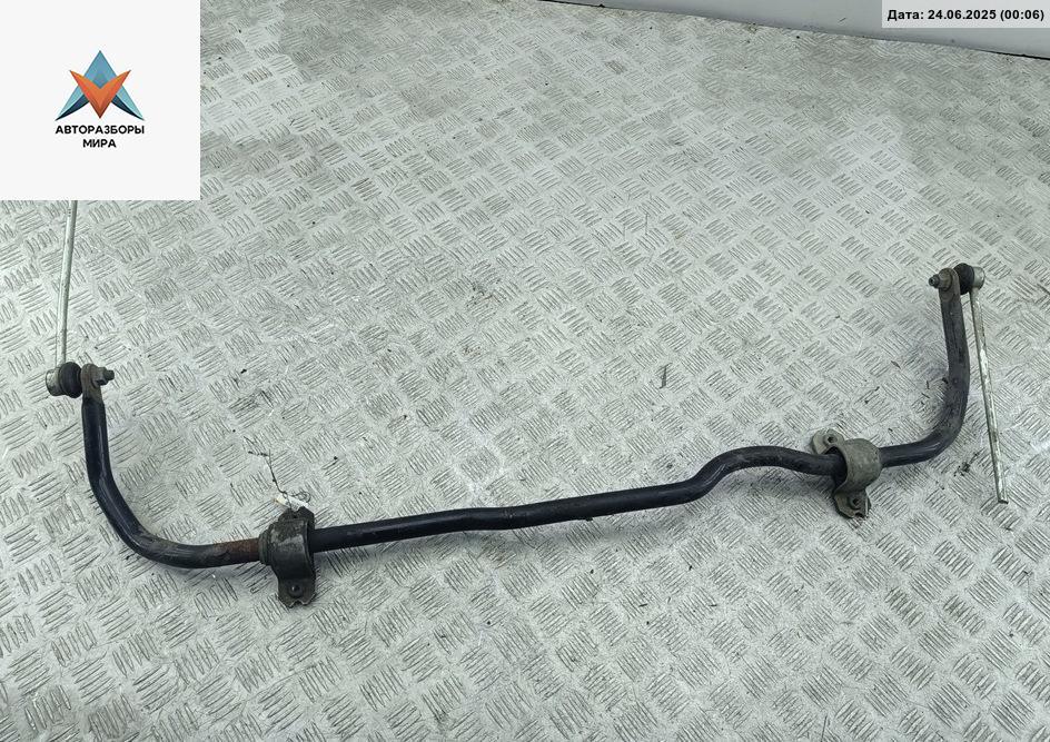 стабилизатор подвески передний Volkswagen Touran 1 поколение 2003, 1.6 л., бензин, МКПП, серый, минивэн - фото №1