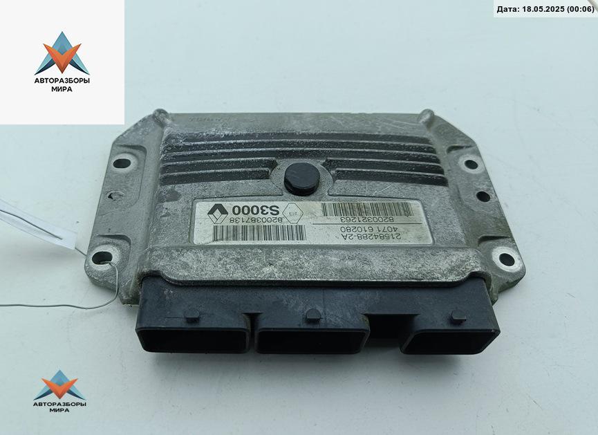 ЭБУ Renault Scenic 2 поколение 2004, 2.0 л., бензин, МКПП, синий, минивэн, 8200287138 - фото №1