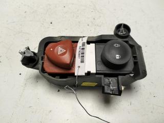 кнопка аварийной сигнализации Renault Scenic II 2004, 2.0 л., бензин, МКПП, синий, минивэн, 8200407415
