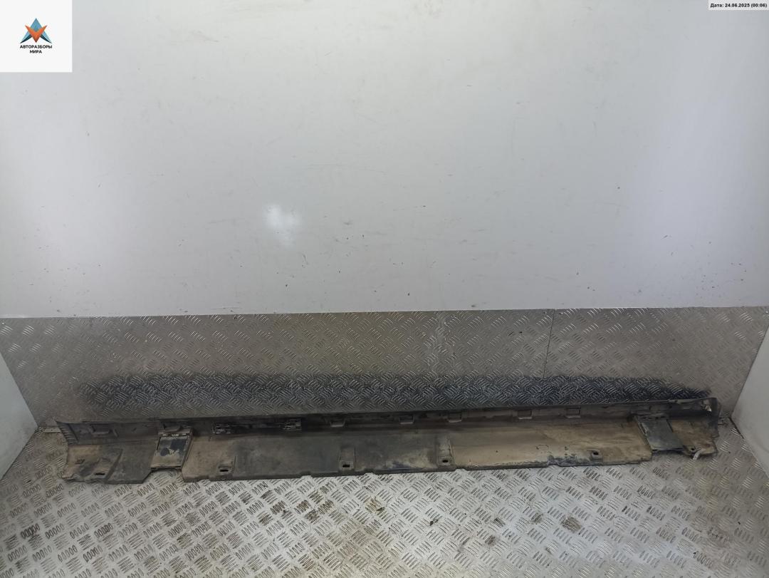 Накладка на порог наружная левая Opel Astra G 2003, чёрный, универсал, 90690677 - фото №1