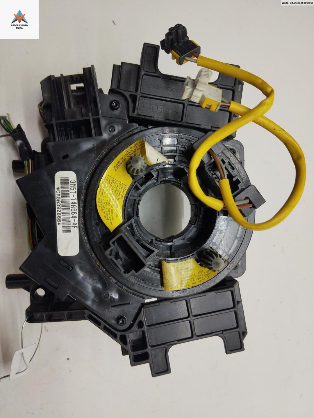 шлейф руля Ford C-Max 1 поколение 2004, минивэн, 3M5T14A664AF - фото №1