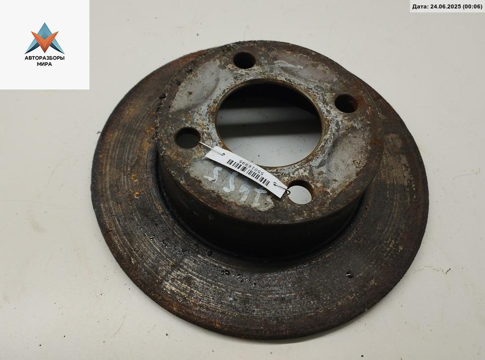 диск тормозной задний Audi 80 8C/B4 1994, 2.0 л., бензин, МКПП, серый, седан - фото №1