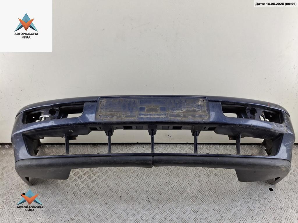 бампер передний Volkswagen Passat B4 1993, бензин, синий, седан - фото №1