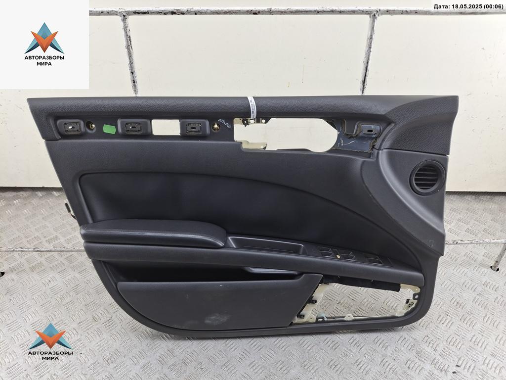 обшивка двери передняя левая Volkswagen Phaeton 1 поколение 2003, 3.2 л., бензин, АКПП, чёрный, седан, 3D1867011L - фото №1
