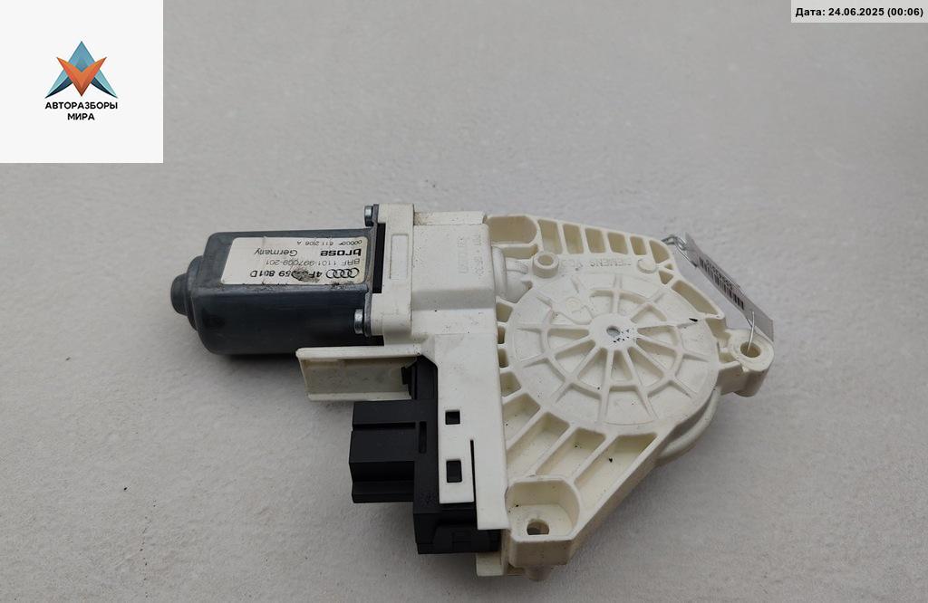 моторчик стеклоподъемника передний левый Audi A6 4F/C6 2006, 2.0 л., TFSI, МКПП, универсал, 4F0959801D - фото №1