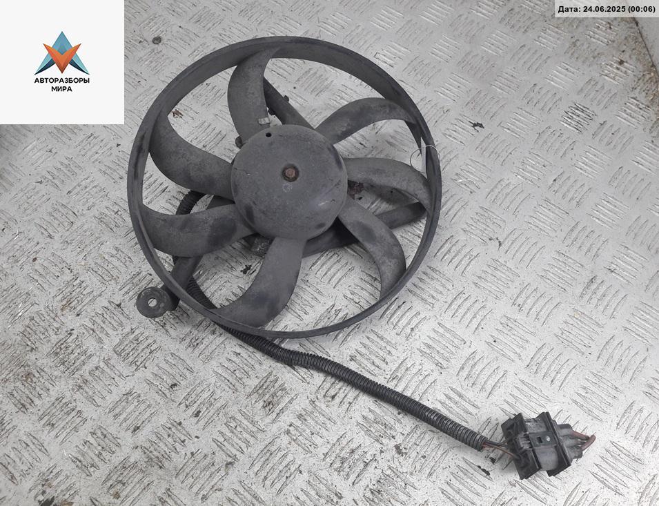 вентилятор радиатора SEAT Toledo 2 поколение 2002, 1.9 л., дизель, МКПП, зелёный, седан - фото №1
