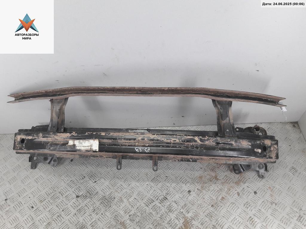 усилитель бампера переднего Volkswagen Passat B6 2005, 2.0 л., бензин, МКПП, серый, седан - фото №1