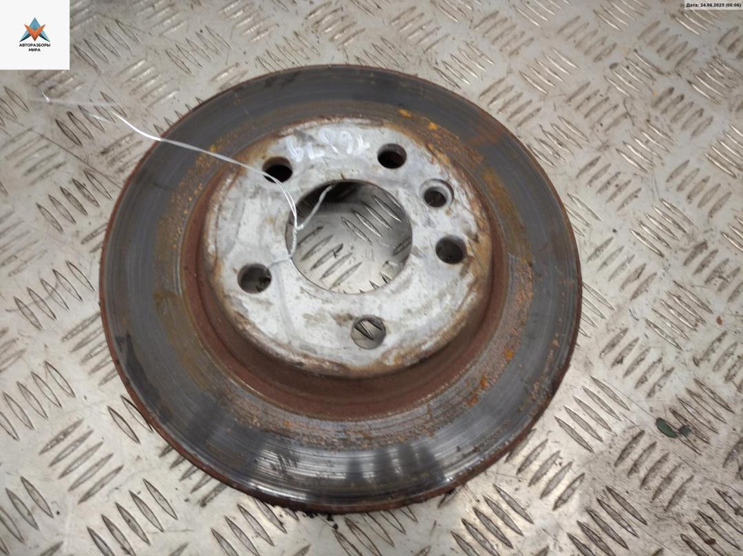 диск тормозной задний Volkswagen Transporter T4 1997, 2.4 л., дизель, МКПП, зелёный, микроавтобус - фото №1