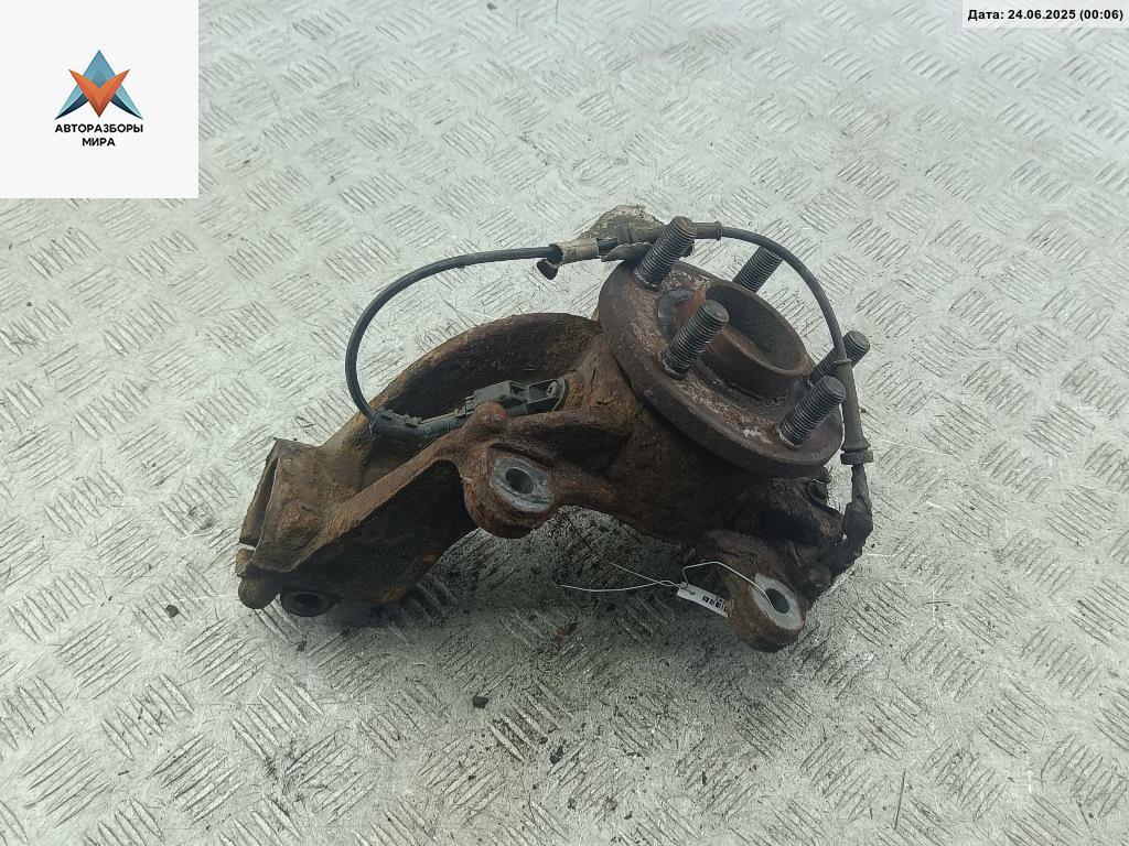 ступица передняя левая Ford S-Max 1 поколение 2006, 1.8 л., дизель, МКПП, серый, минивэн - фото №1