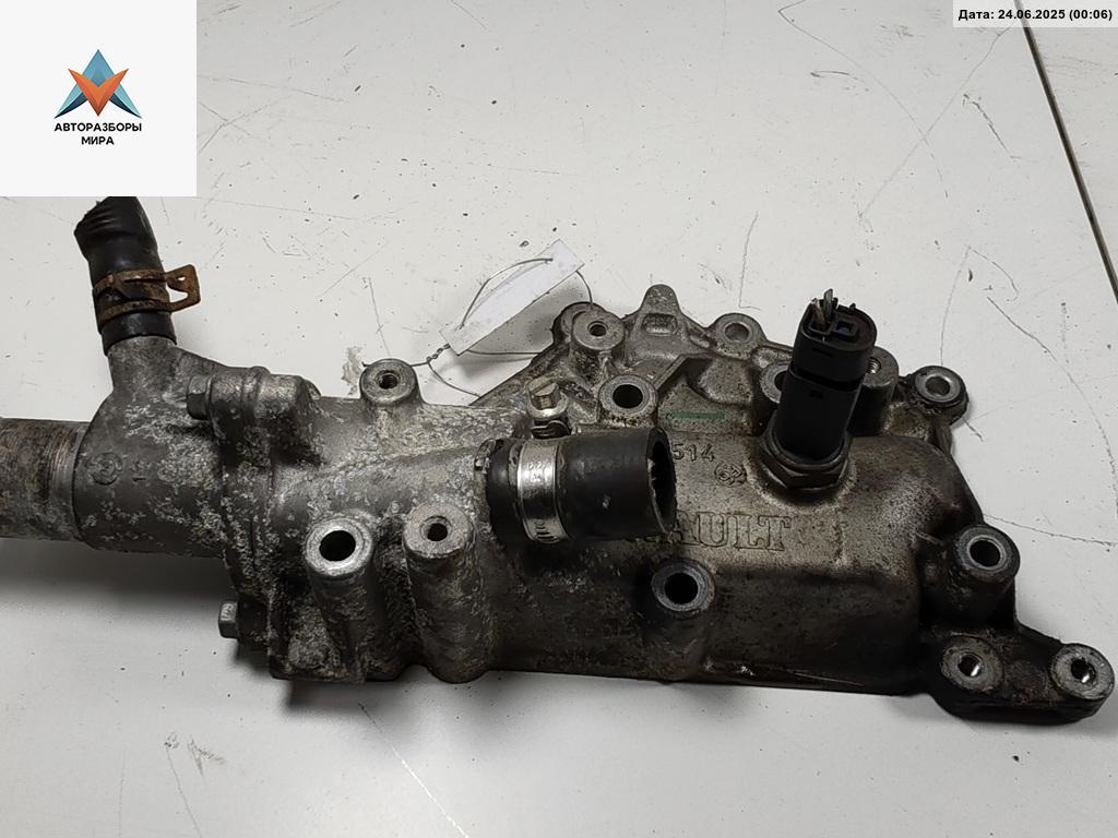 корпус термостата Renault Espace 4 поколение 2004, 2.0 л., бензин, МКПП, синий, минивэн, 7700600514 - фото №1