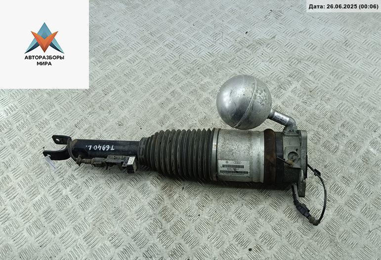 стойка передняя Volkswagen Phaeton 1 поколение 2003, 3.2 л., бензин, АКПП, чёрный, седан - фото №1