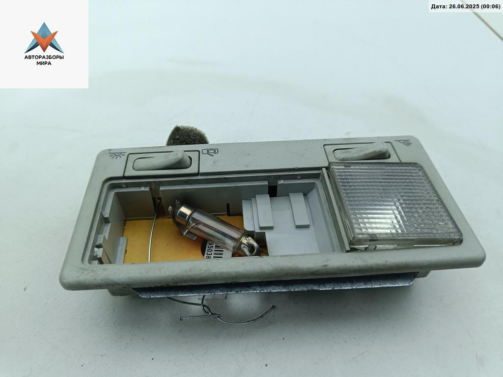 фонарь салона (плафон) Volkswagen Sharan 1 поколение 1999, 1.9 л., дизель, МКПП, синий, минивэн, 7MO947105 - фото №1