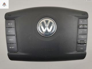 подушка безопасности водителя Volkswagen Phaeton 1 поколение 2003, 3.2 л., бензин, АКПП, чёрный, седан, 3D0880201AD