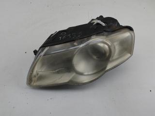 фара левая Volkswagen Passat B6 2006, 2.0 л., дизель, МКПП, чёрный, универсал, 3C0941005Q