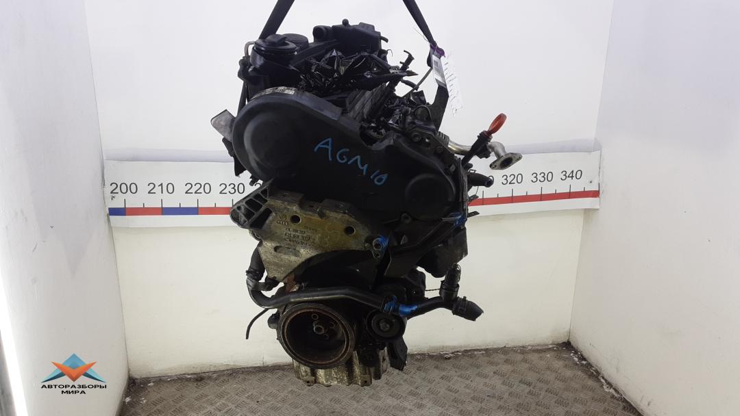 двигатель Volkswagen Passat B6 2009, 2.0 л., дизель, АКПП, седан, CBA, 03L100034F, 03L100090 - фото №1