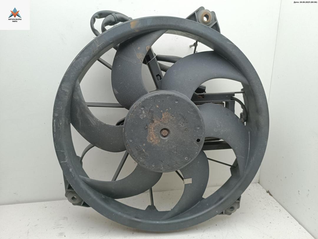 вентилятор радиатора Peugeot 407 1 поколение 2006, 2.2 л., дизель, МКПП, серый, универсал, 9656346780 - фото №1
