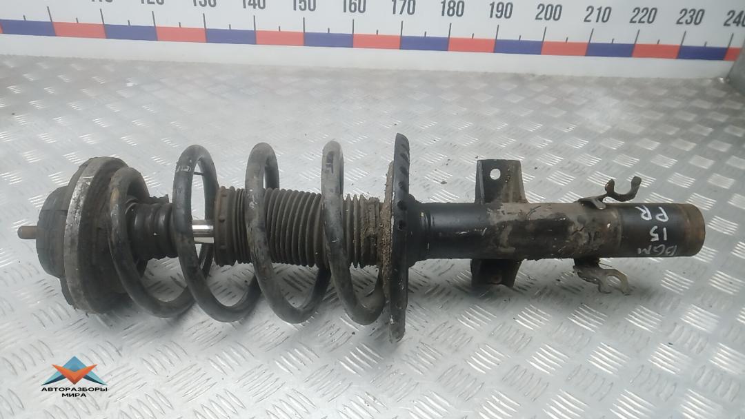 Стойка Volkswagen Transporter T5 2004, 1.9 л., дизель, МКПП, микроавтобус, 7H0413031N, 7E0412331, 7E0411105A - фото №1