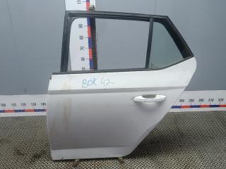 дверь задняя левая Skoda Fabia 3 поколение (NJ) [рестайлинг] 2019, 1.0 л., бензин, МКПП, хетчбэк 5 дв., 6V6833055A