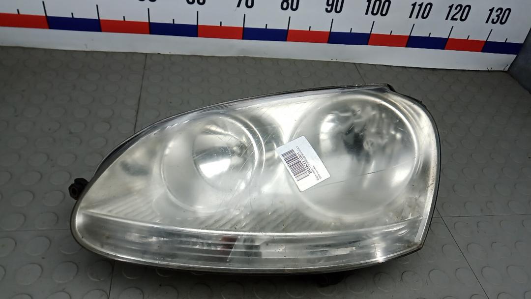 фара левая Volkswagen Golf 5 поколение 2006, 1.9 л., дизель, МКПП, хетчбэк 5 дв. - фото №1