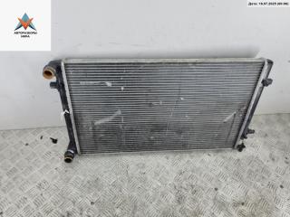 радиатор охлаждения Volkswagen Touran 1 поколение 2004, 2.0 л., бензин, МКПП, чёрный, минивэн