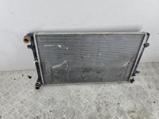 радиатор охлаждения Volkswagen Touran 1 поколение 2004, 2.0 л., бензин, МКПП, чёрный, минивэн