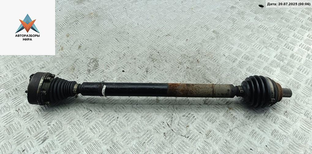 полуось передняя правая (приводной вал, ШРУС) SEAT Leon 2 поколение 2006, 1.6 л., бензин, МКПП, жёлтый, хетчбэк 5 дв. - фото №1