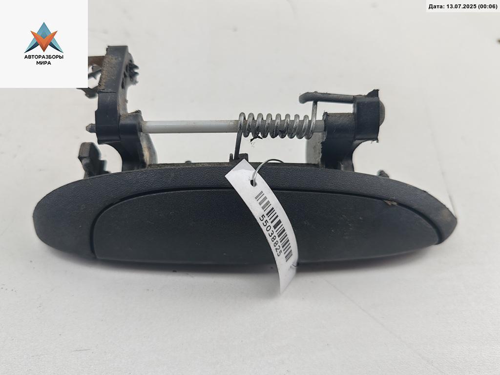 ручка наружная передняя правая Dacia (Renault) Logan 2006, 1.4 л., бензин, МКПП, синий, седан, 7700433076 - фото №1