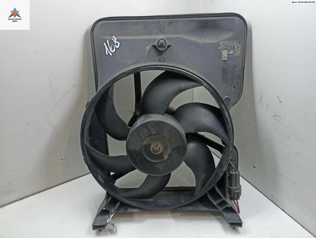 вентилятор радиатора Opel Omega B 1997, 2.0 л., бензин, АКПП, жёлтый, универсал, 90570701 - фото №1