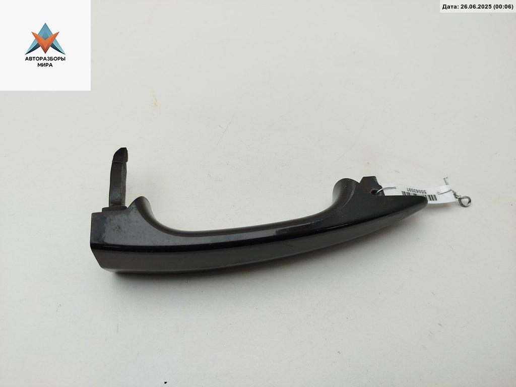 ручка наружная передняя левая BMW 5 серия E60/E61 2004, 2.5 л., бензин, МКПП, чёрный, универсал - фото №1