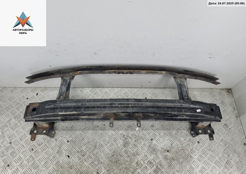 усилитель бампера переднего Volkswagen Passat B6 2006, 2.0 л., дизель, МКПП, чёрный, универсал - фото №1