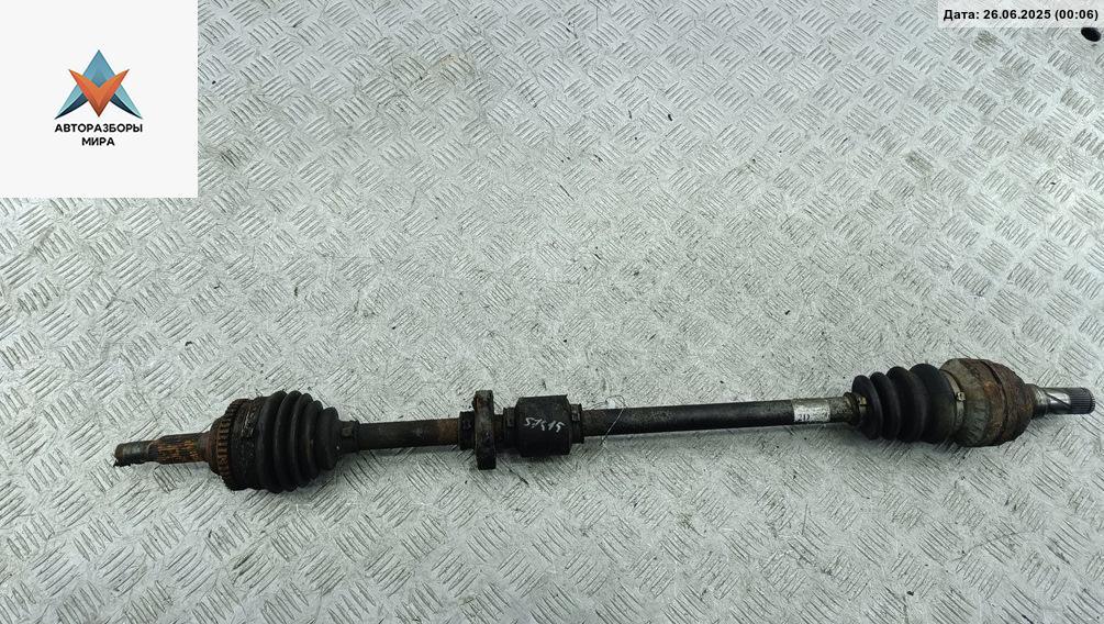 полуось передняя правая (приводной вал, ШРУС) Chevrolet Nubira 1 поколение 2006, 1.6 л., бензин, МКПП, серый, универсал, 96549104 - фото №1