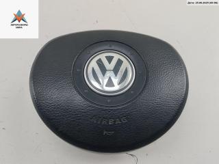 подушка безопасности водителя Volkswagen Touran 1 поколение 2003, 2.0 л., дизель, МКПП, чёрный, минивэн, 6018838