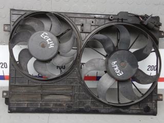 вентилятор радиатора Volkswagen Jetta 5 поколение 2007, 2.0 л., дизель, МКПП, седан