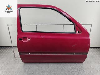 дверь сдвижная Volkswagen Golf 3 поколение 1995, красный, хетчбэк 3 дв.