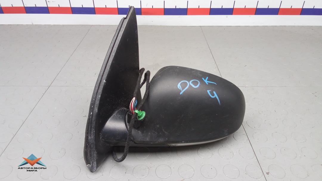 зеркало левое Volkswagen Golf 5 поколение 2004, 1.6 л., бензин, МКПП, хетчбэк 5 дв., 6PIN - фото №1