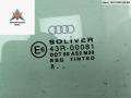 стекло двери задней правой Audi A6 4B/C5 1999, 2.5 л., дизель, МКПП, серый, универсал - фото №2