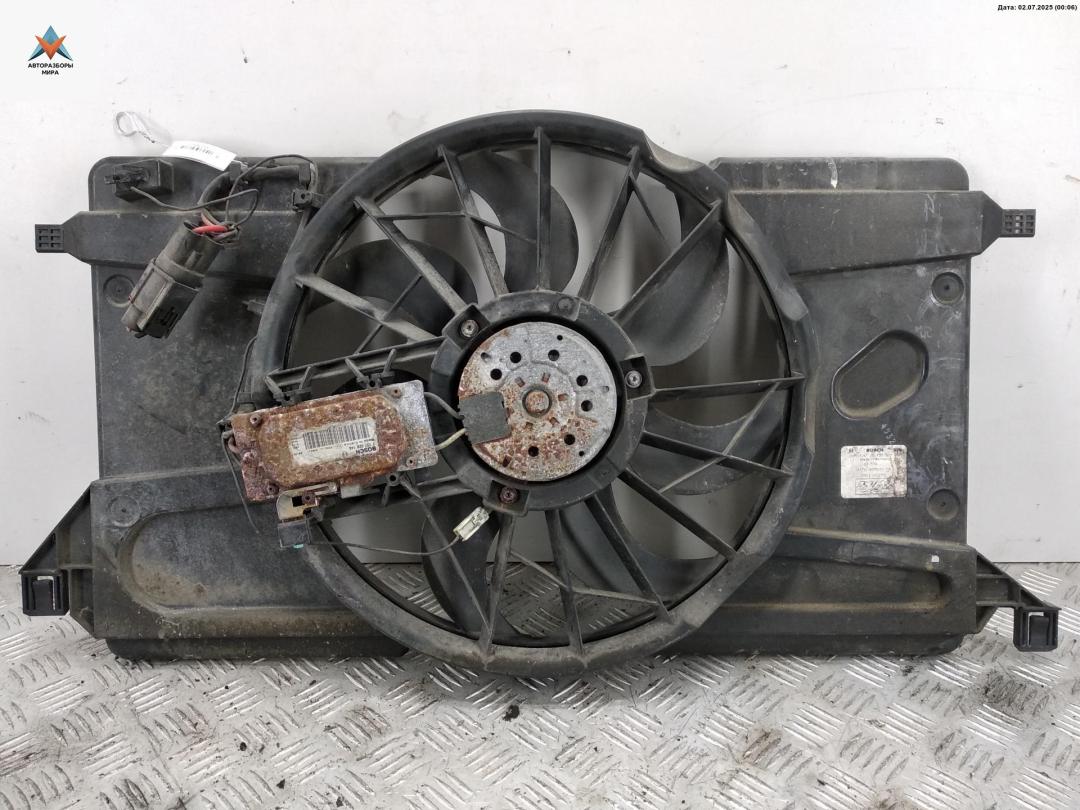 вентилятор радиатора Mazda 3 BK 2004, 1.6 л., бензин, МКПП, красный, хетчбэк 5 дв., 3M5H8C607YA - фото №1