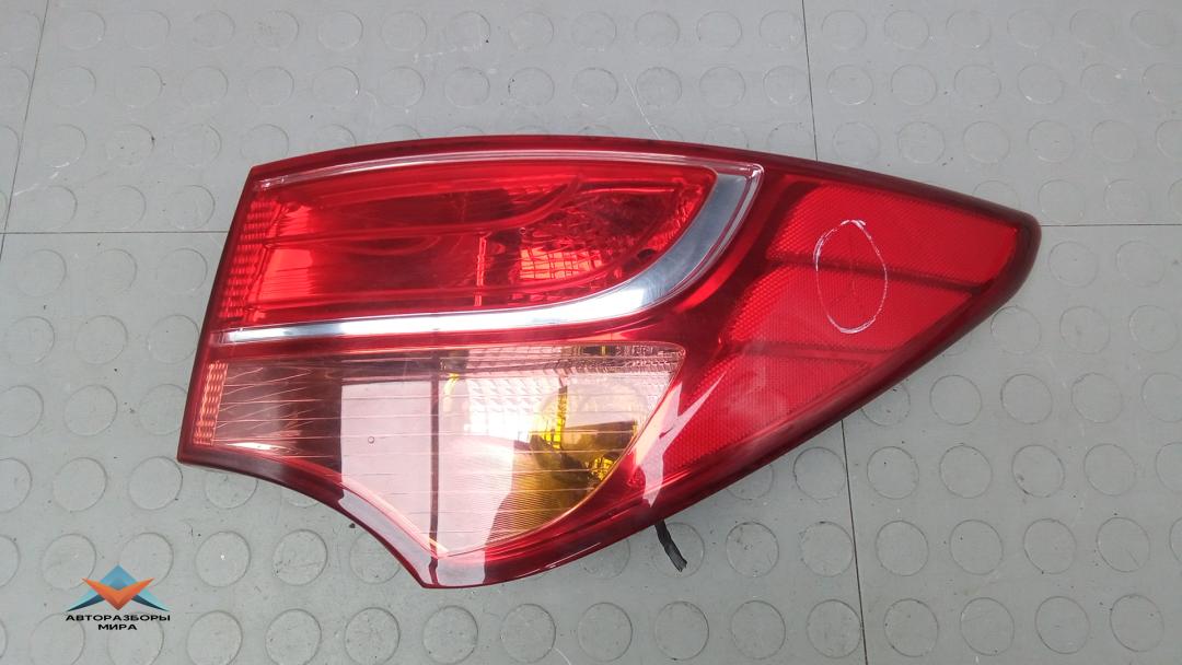 фонарь задний правый Hyundai Santa Fe 3 поколение (DM) 2014, 2.2 л., дизель, МКПП, внедорожник 5 дв., 924022W035 - фото №1